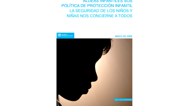 Tapa Política de protección infantil. La seguridad de los niños y niñas nos concierne a todos