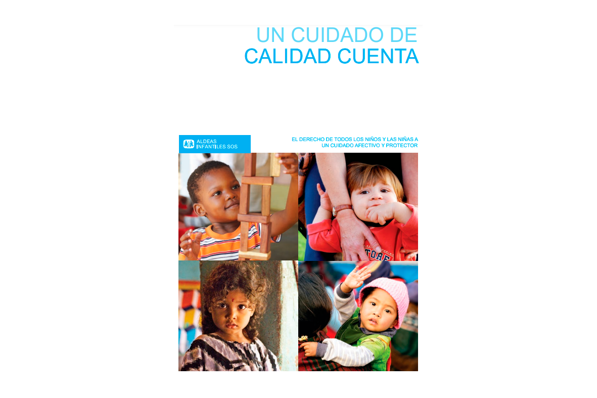 Tapa Un cuidado de calidad cuenta